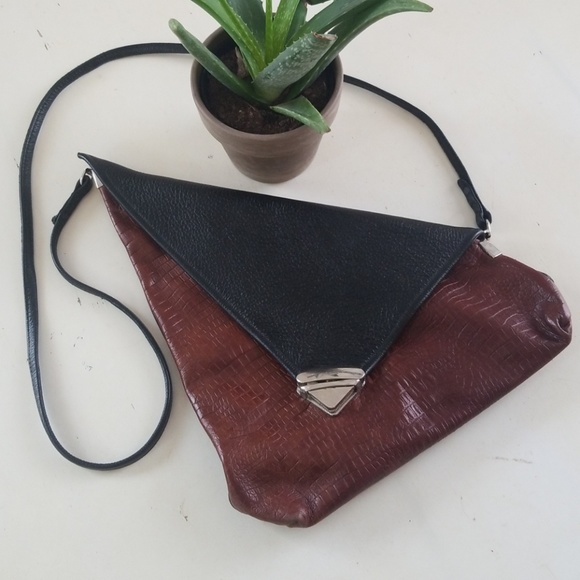 Unique Tom Thomas Leather New Angle Bag - Picture 2 of 8